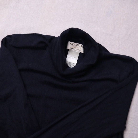 Falconeri Sweaters - FALCONERI Black Cashmere Turtleneck Sweater Made in Italy Size‎ L